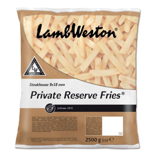 Ctr Lambweston Private Reserve Fries Steakhouse (F69) 9X18 (2.5kg) product image