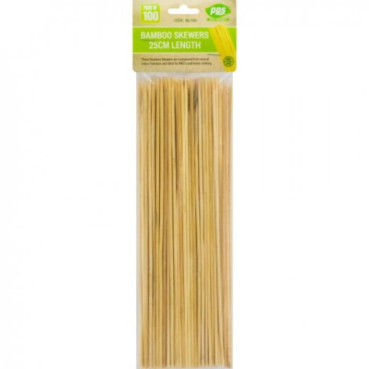 Pps 10Inc Wooden BBQ Skewer (100 pcs) product image