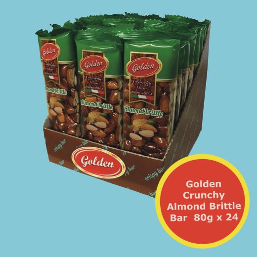 Ggm Golden Crunchy Almond Brittles (80g) product image