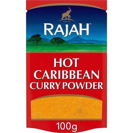 Wm Rajah Hot Caribbean Curry 100g Pouch product image