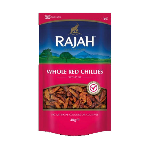 Wm Rajah Whole Red Chilli 40g Pouch product image