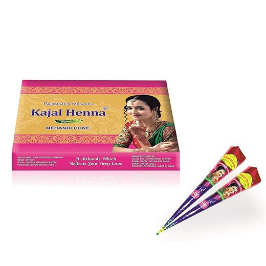 Nipra Kajal Henna Mehandi Cone Organic (12 pcs) product image