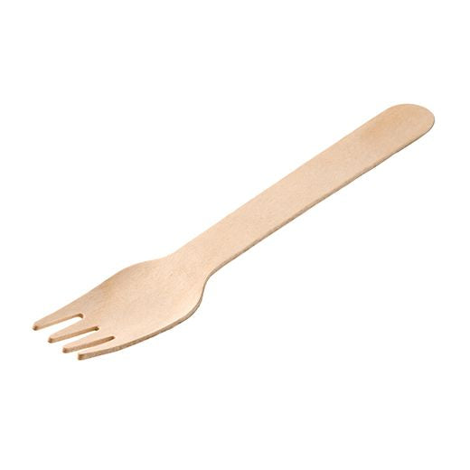 Ctr Hrd Natural L. Birchwood (160Mm - 6.3) Fork (100 pcs) product image