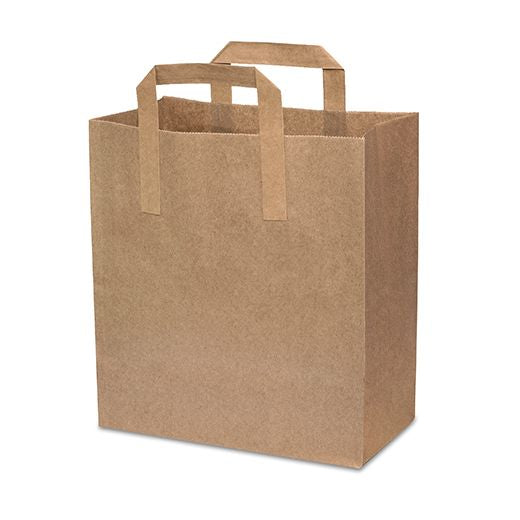 Ctr Hrd Grab&G Brown 70Gsm Ext Handle Bag (260X140X290Mm - 10X5.5X12) Lge (250 pcs) product image
