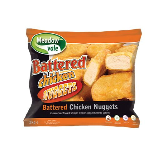 Ctr Meadow Vale Battered Chicken Nuggets (1kg) product image