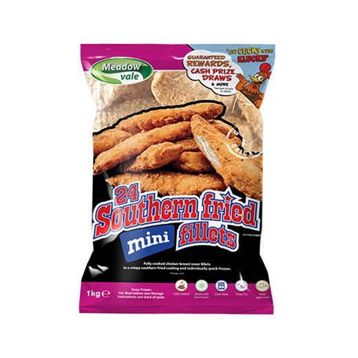 Ctr Meadow Vale Southern Fried Chicken Mini Fillets (40g) (1kg) product image