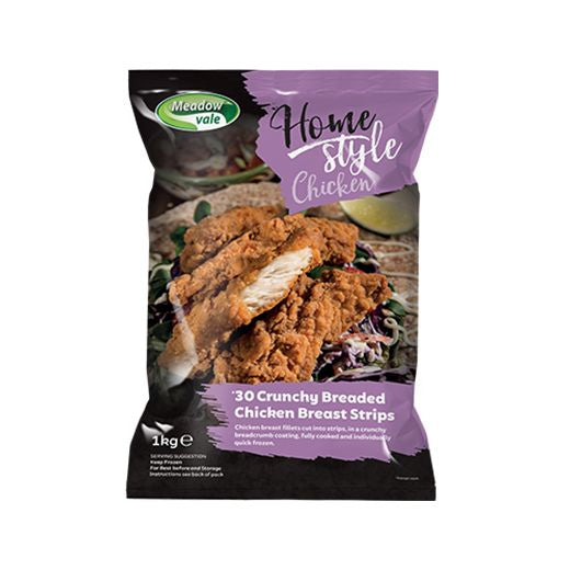 Ctr Meadow Vale Homestyle Breaded Chicken Strips (35g) (1kg) product image