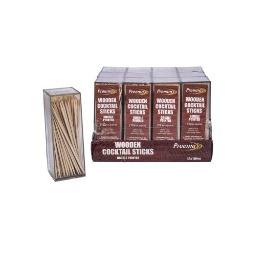 Ctr Preema Wooden Cocktail Sticks (100 pcs) product image