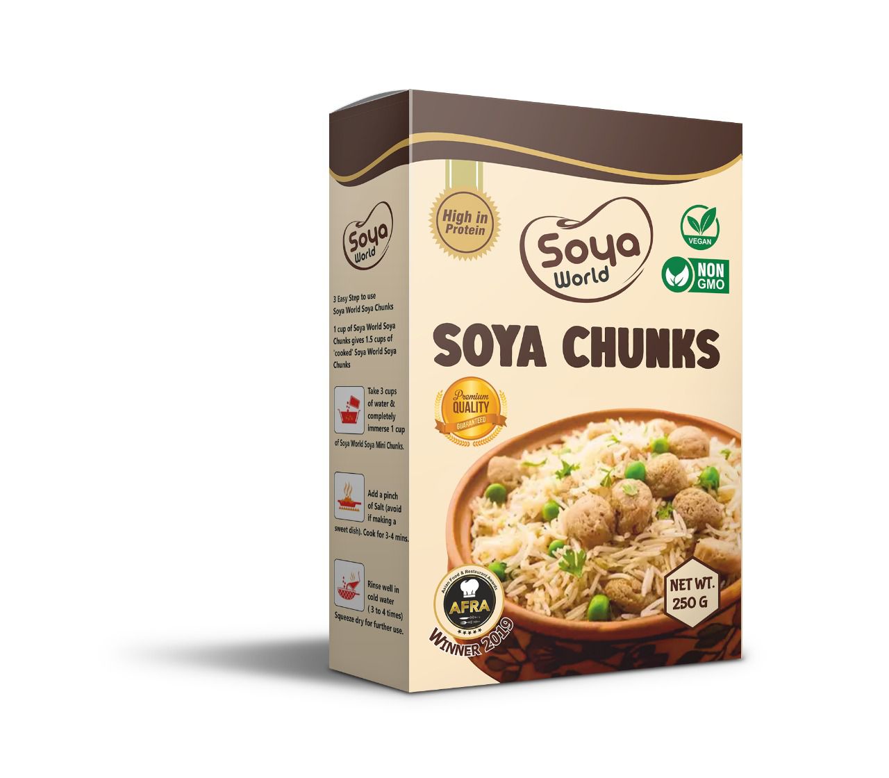 Soya World Soya Chaap, Chunks & Mince