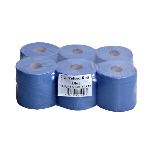 Ctr Up Cfr Blue Plain-Premium 2Ply (Bcp02) (6X150M) product image
