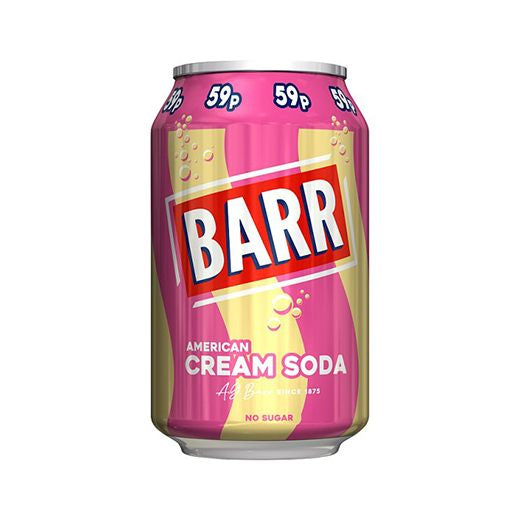 Ag Barr American Cream Soda 330ml 59P Can product image