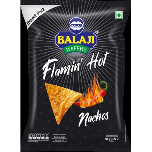 Balaji Flamin Hot Nachos Amaize 140g product image