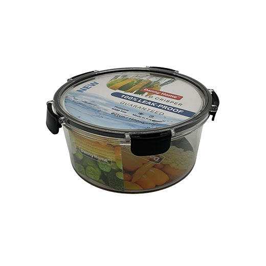 Csm Food Storage Container Glass Clip Lock Container Round 1850ml (1 pcs) product image