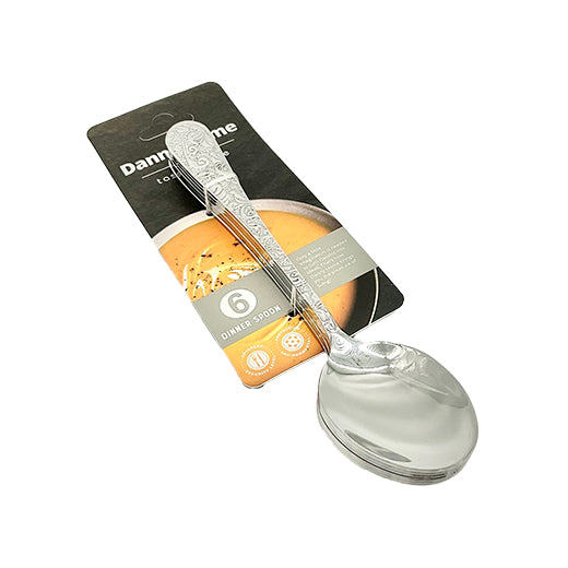 Csm Dinner Spoon 6 pcs - Silver Patterned product image