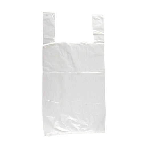 Bb Lion (12X18X23) White Vest Carriers Bag - 16Micron (100 pcs) product image