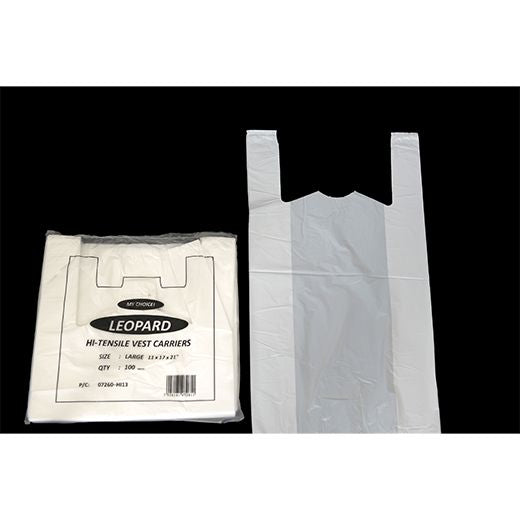 Ctr Mp Majectic Leopardinc White Hi-Tensile Vest Carriers Large (11X17X21) 14Muinc (100 pcs) product image