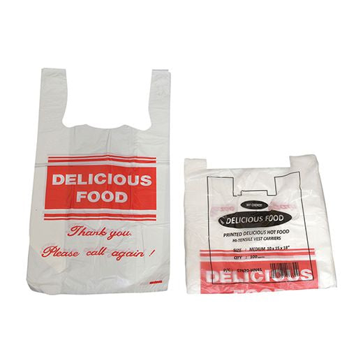 Ctr Mp Delicious Foodinc Medium Ptd (10X15X18) 14Mu Vest Carriersinc (100 pcs) product image