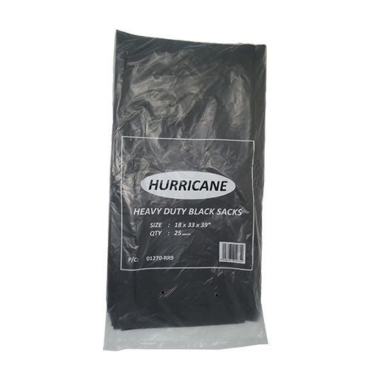Ctr Mp 457X835X975 (18X33X39) Majestic Ld Heavy Duty Black Sacksinchurricaneinc [180g]Inc (25 pcs) product image