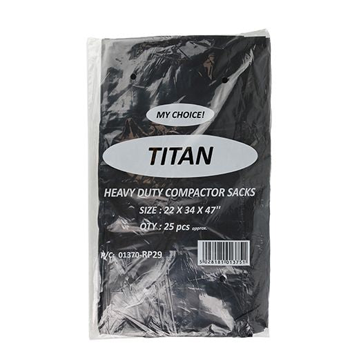 Ctr Mp 560X850X1190 (22X34X47) Majectic Inctitaninc Black Sacks Compactor [200g]Inc (25 pcs approx) product image