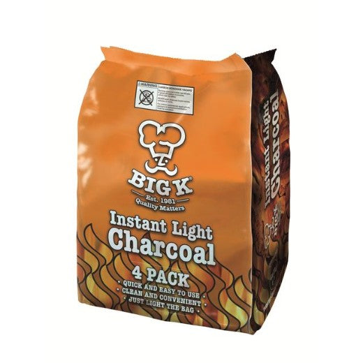 Big K Instant Light Charcoal (4x1KG)