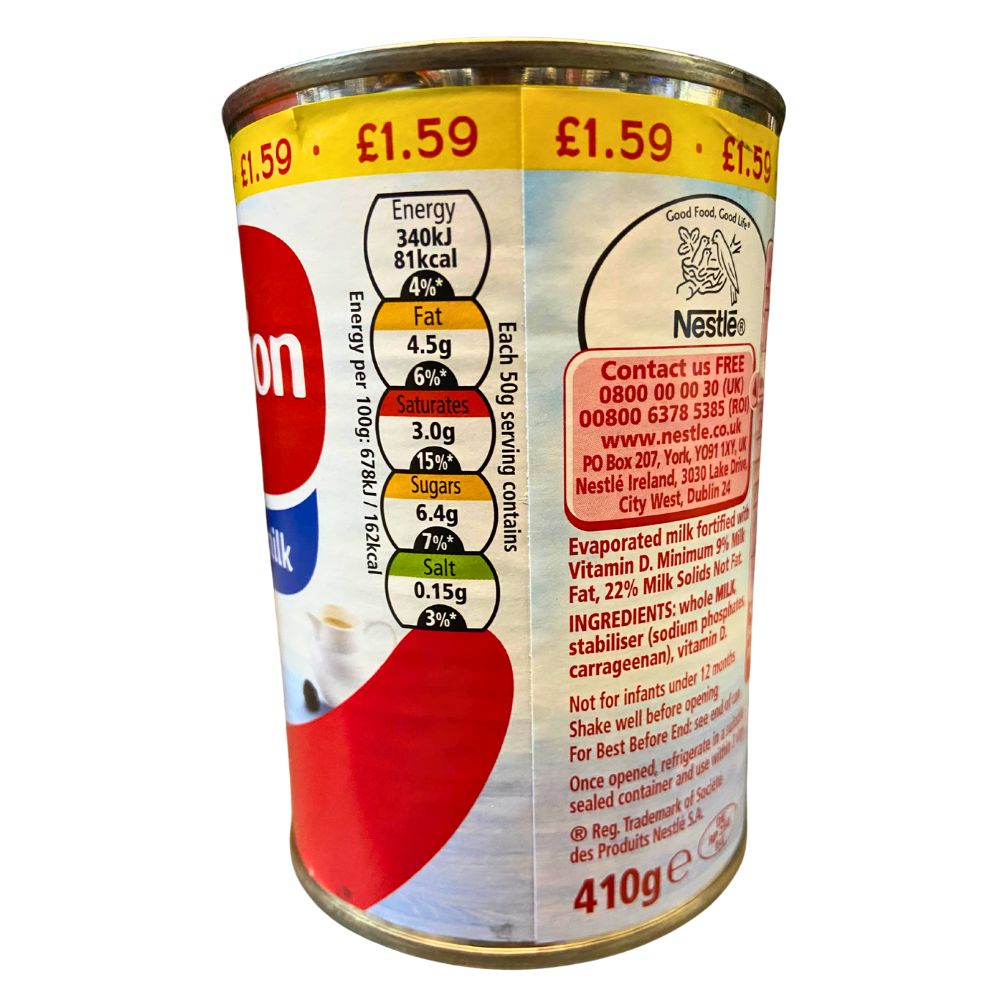 Nestle Carnation Evp Milk (410G)