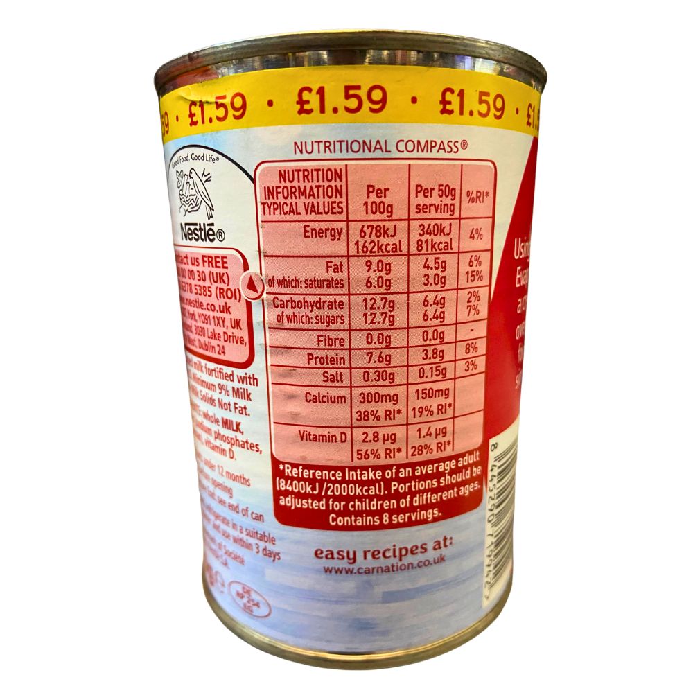 Nestle Carnation Evp Milk (410G)