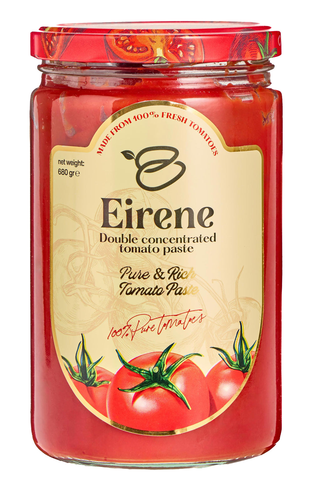 Eirene Double Concentrated Tomato Paste 680g
