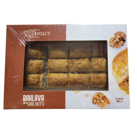 Lezza Select Baklava With Walnuts (400G) - Aytac Foods