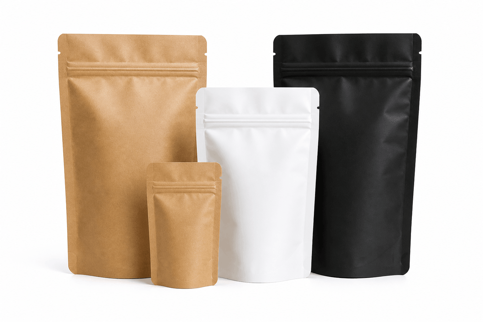 Resealable Stand-Up Pouches