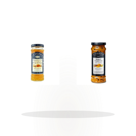 St. Dalfour Exotic Flavours Bundle with Orange Ginger and Mango Passionfruit spreads