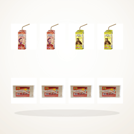 Tea Time Treats Wafers and Fruit Nectars bundle image