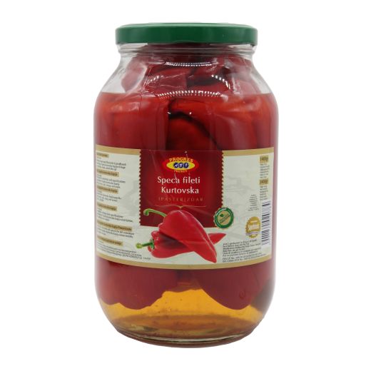 Abi Progres Pasteurized Capia Pepper Filet (400G) - Aytac Foods