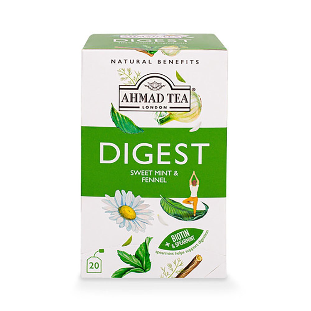 Ahmad Tea Digest Sweet Mint &amp; Fennel (30 gr X 20 bags) - Aytac Foods