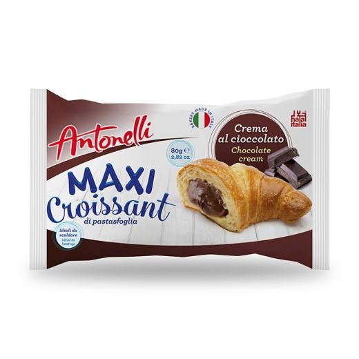Antonelli Maxi Croissant Chocolate Cream (80G) - Aytac Foods