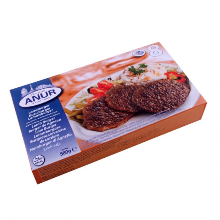 Anur Lamb Burger (560G) - Aytac Foods