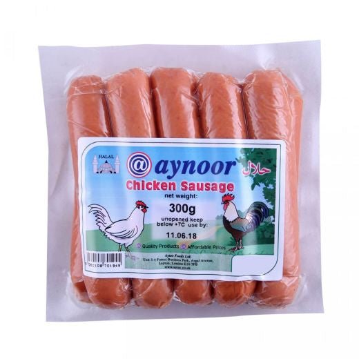 Aynoor Chicken Sausage (300G) - Aytac Foods