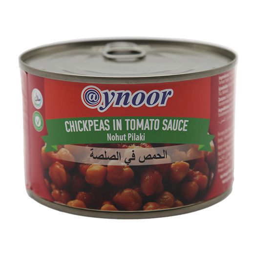 Aynoor Chickpeas In Tomato Sauce (400G) - Aytac Foods