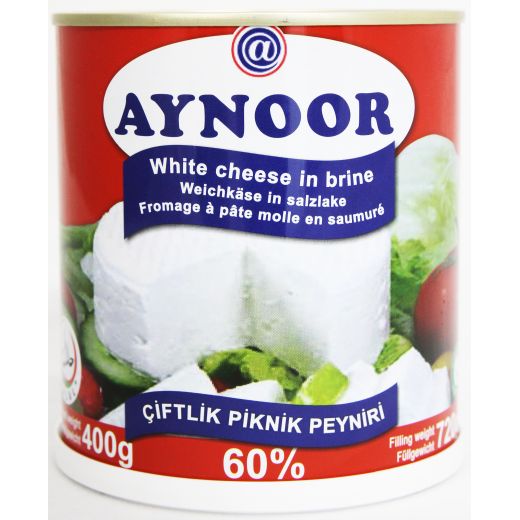 Aynoor Feta Cheese %60 (400G) - Aytac Foods