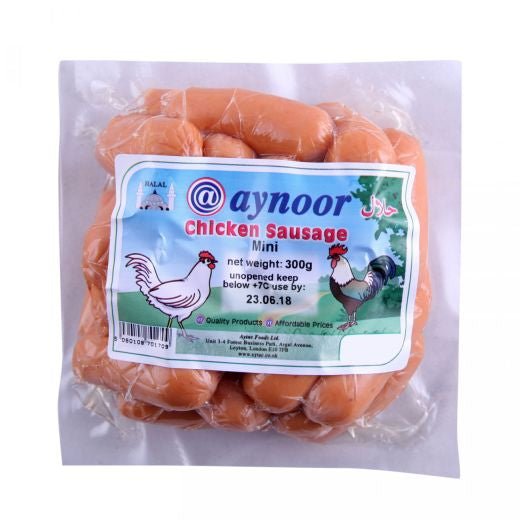 Aynoor Mini Chicken Sausage (300G) - Aytac Foods