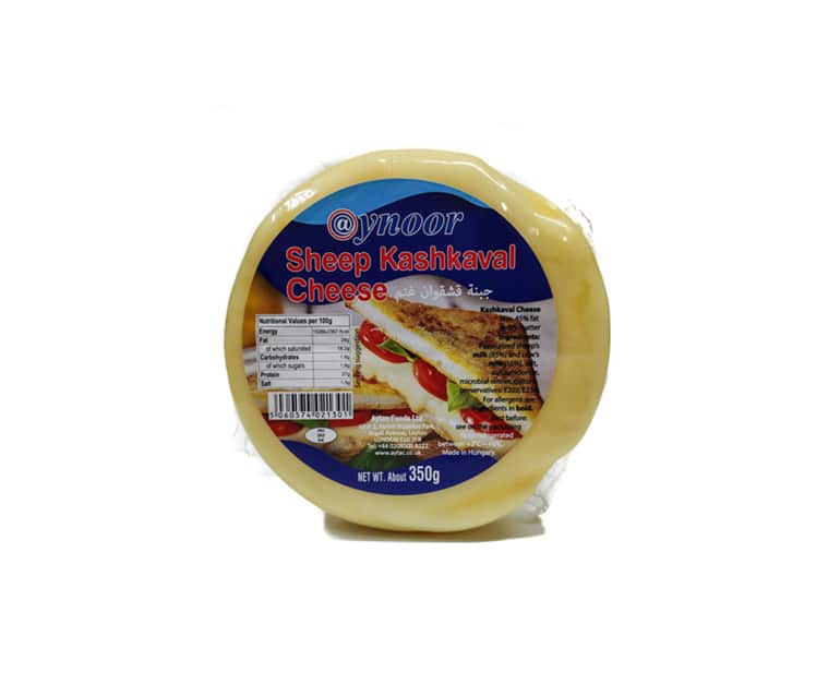Aynoor Sheep Kashkaval Cheese (350G) - Aytac Foods