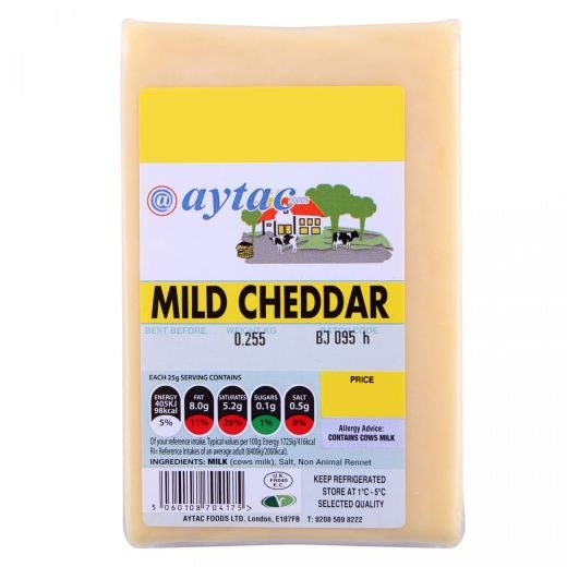 Aytac Big Mild Cheddar (255G) - Aytac Foods