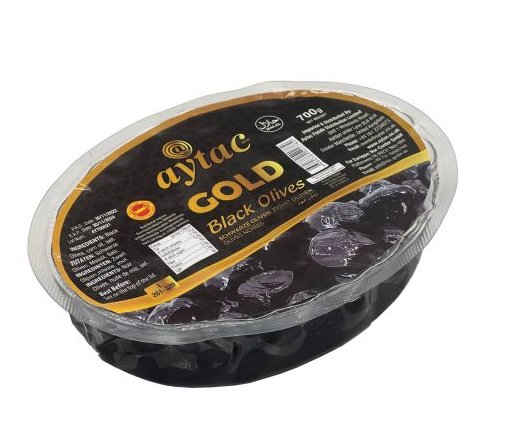 Aytac Black Gold Olives (700G) - Aytac Foods