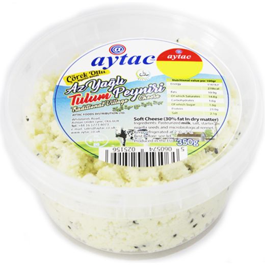 Aytac Corek Otlu Az Yagli Tulum Peyniri (350G) - Aytac Foods