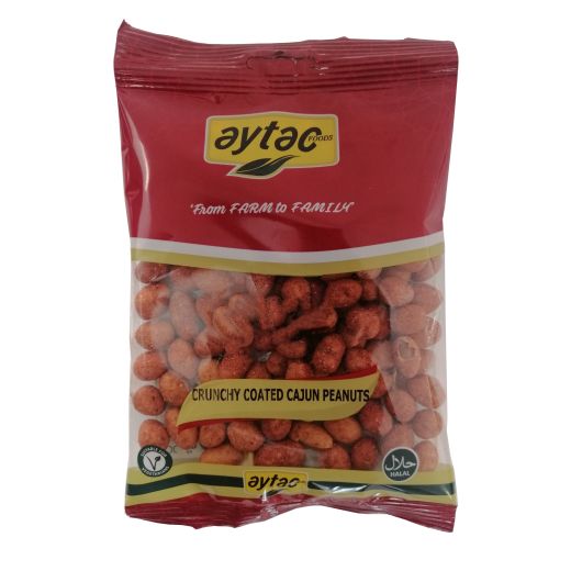 Aytac Crunchy Coated Cajun Peanuts (140G) - Aytac Foods