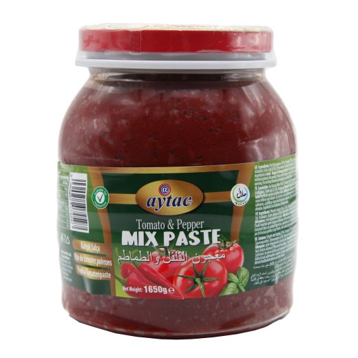 Aytac Mix Tomato Pepper Paste (1650G) - Aytac Foods