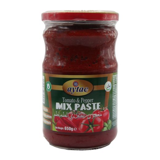 Aytac Mix Tomato Pepper Paste (650G) - Aytac Foods