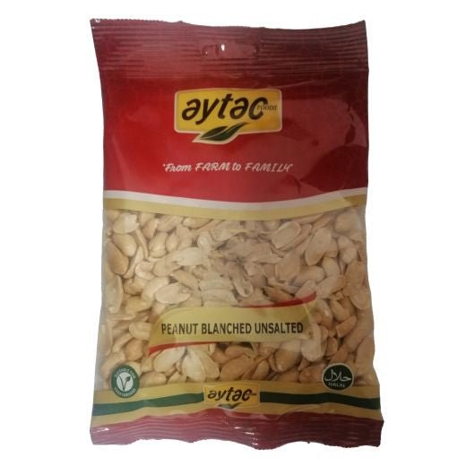 Aytac Peanut Blanched Unsalted (180G) - Aytac Foods