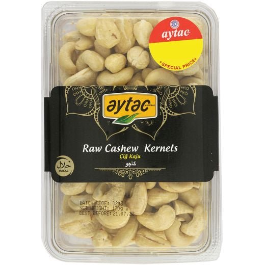 Aytac Raw Dry Cashew Nuts (70G) - Aytac Foods