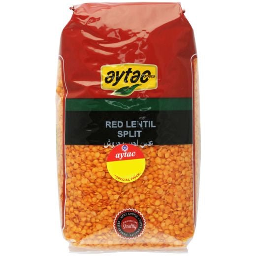 Aytac Red Lentils Split (1KG) - Aytac Foods