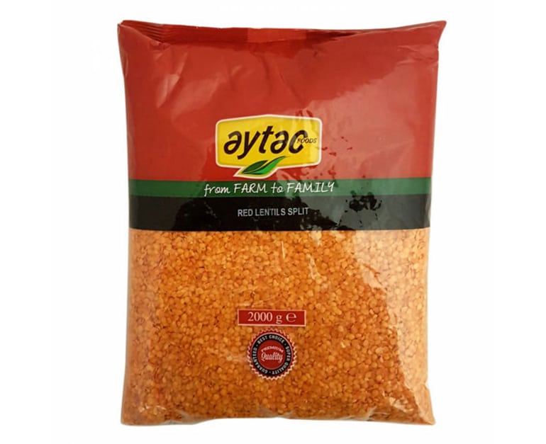 Aytac Red Lentils Split (2KG) - Aytac Foods